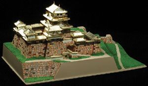  japanese name castle Joy Joy Gold Matsuyama castle plastic model .. company free shipping 