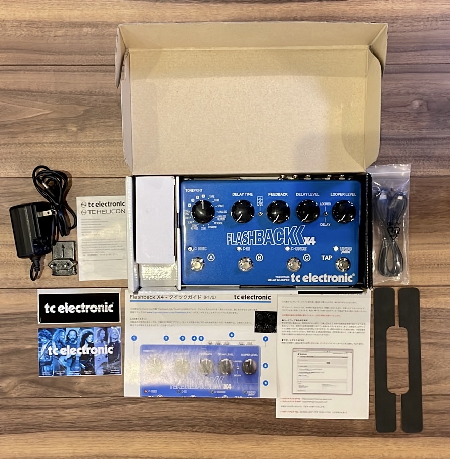 TC ELECTRONIC(ティーシーエレクトロニック)FLASHBACK 2X4 ディレイ