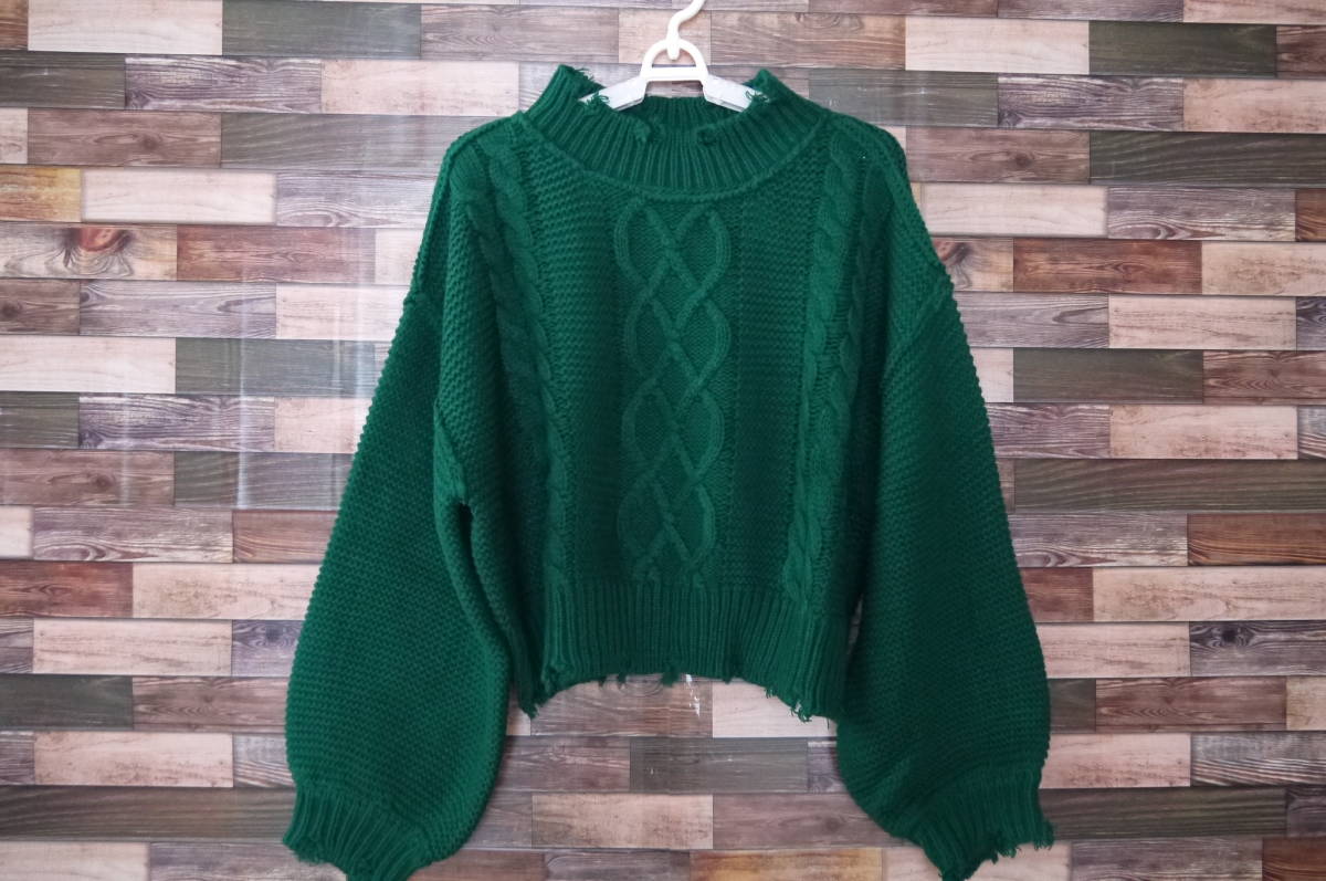  новый товар *... симпатичный! свитер * крыло * зеленый *INGNI