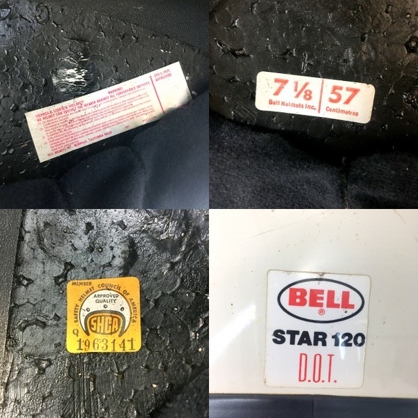 BELL STAR 120 ビンテージヘルメット 70年代 稀少 未リペア 当時物 除