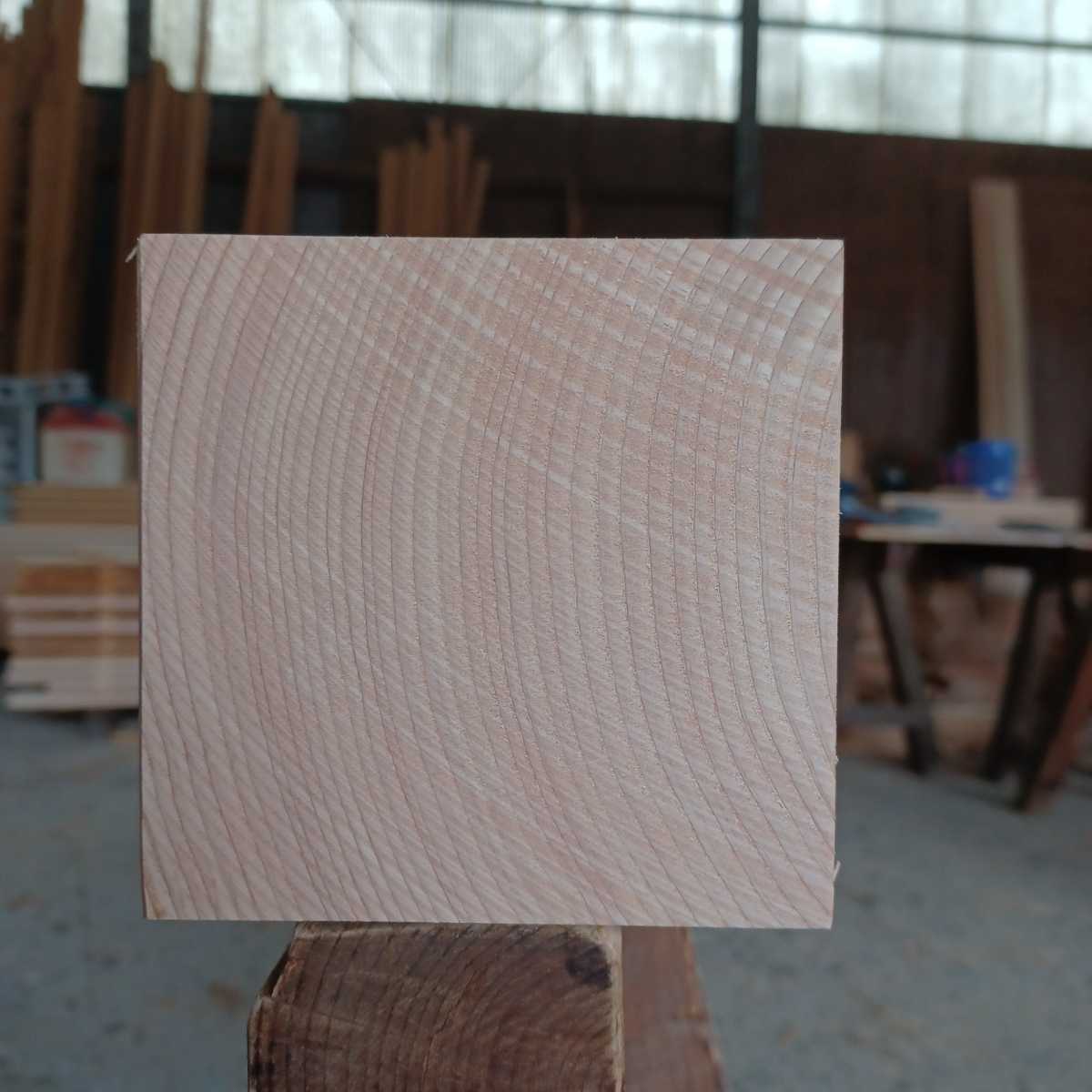 角材-619【99.5×10.5×10.5cm】 国産ひのき　角材　彫刻用木材　一枚板 桧 檜 DIY