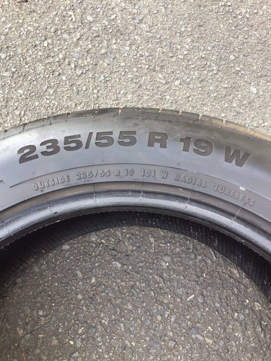 Continental conti Sport 101w コンチネンタル contact5 55R19w 235 AO