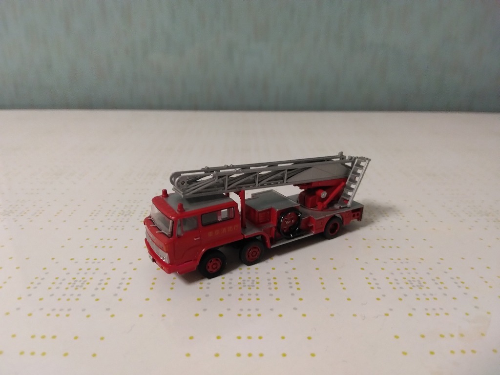[ грузовик коллекция 3.vol.3] saec TC Япония машинное производство лестница пожарная машина Tokyo пожаротушение . насос машина TOMYTEC Tommy Tec 