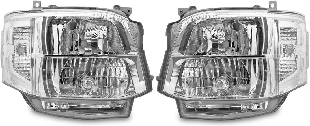 ヘッドライト HID ハイエース 200系 3型 キセノンタイプ インナーメッキ-
