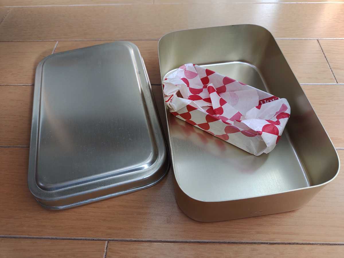 ホクセイ 大々角 深型 アルミ 弁当箱 Lunchbox 昭和レトロ の画像3
