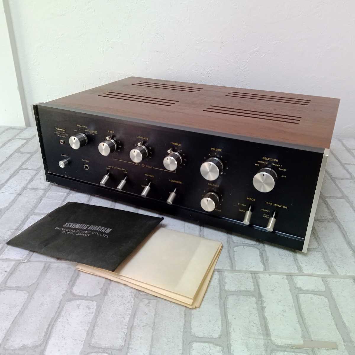 ヤフオク! - 【極美品】SANSUI☆サンスイ☆AU-666☆動作確認済...