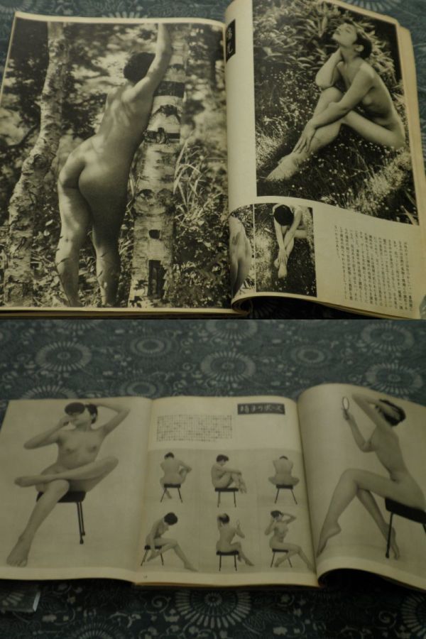 写真カメラ雑誌　日本カメラ臨時増刊　美しいヌード　中村立行　121ページ　昭和31年12月25日発行　女体、裸体、美女_画像5