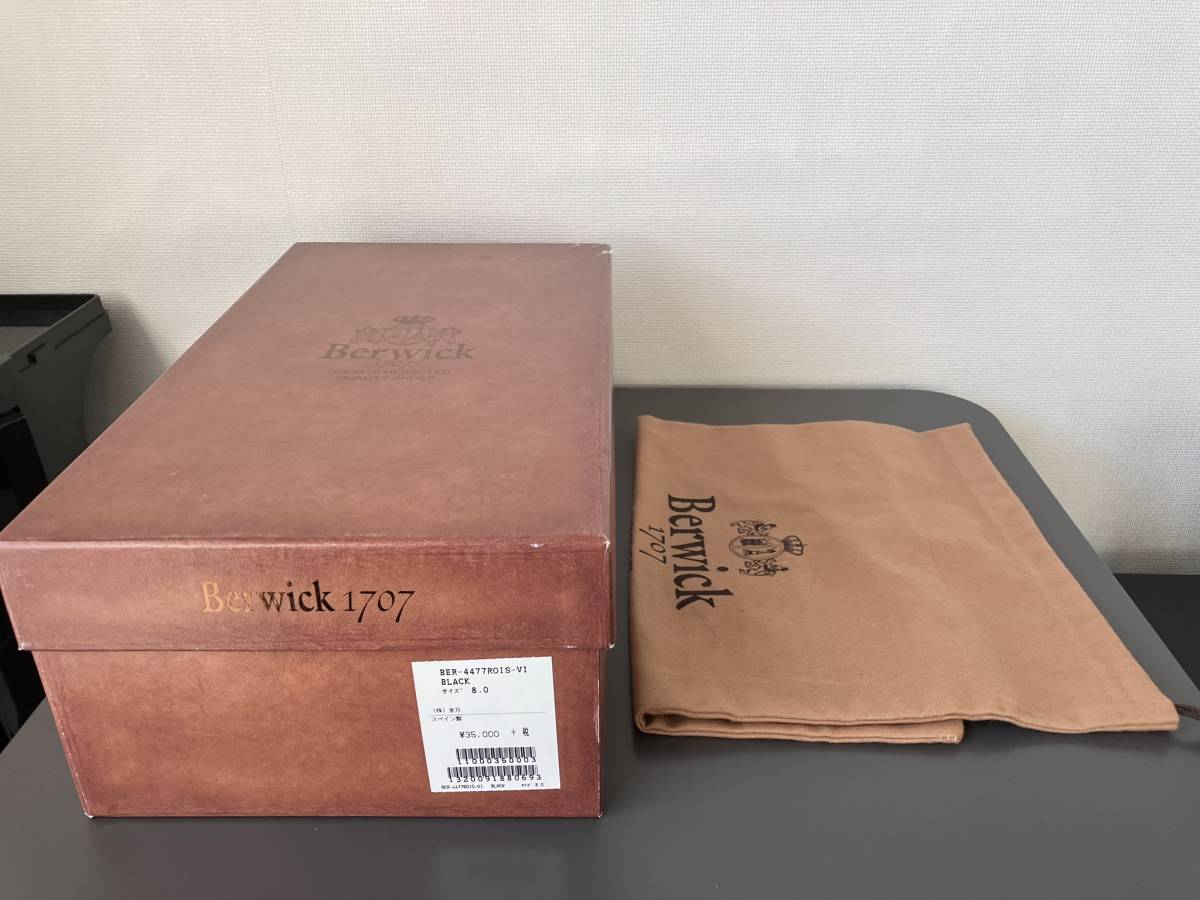 新品】別注Berwick 4477 バーウィック Uチップ ビブラムソール 新品】別注Berwick 4477 バーウィック Uチップ ビブラムソール