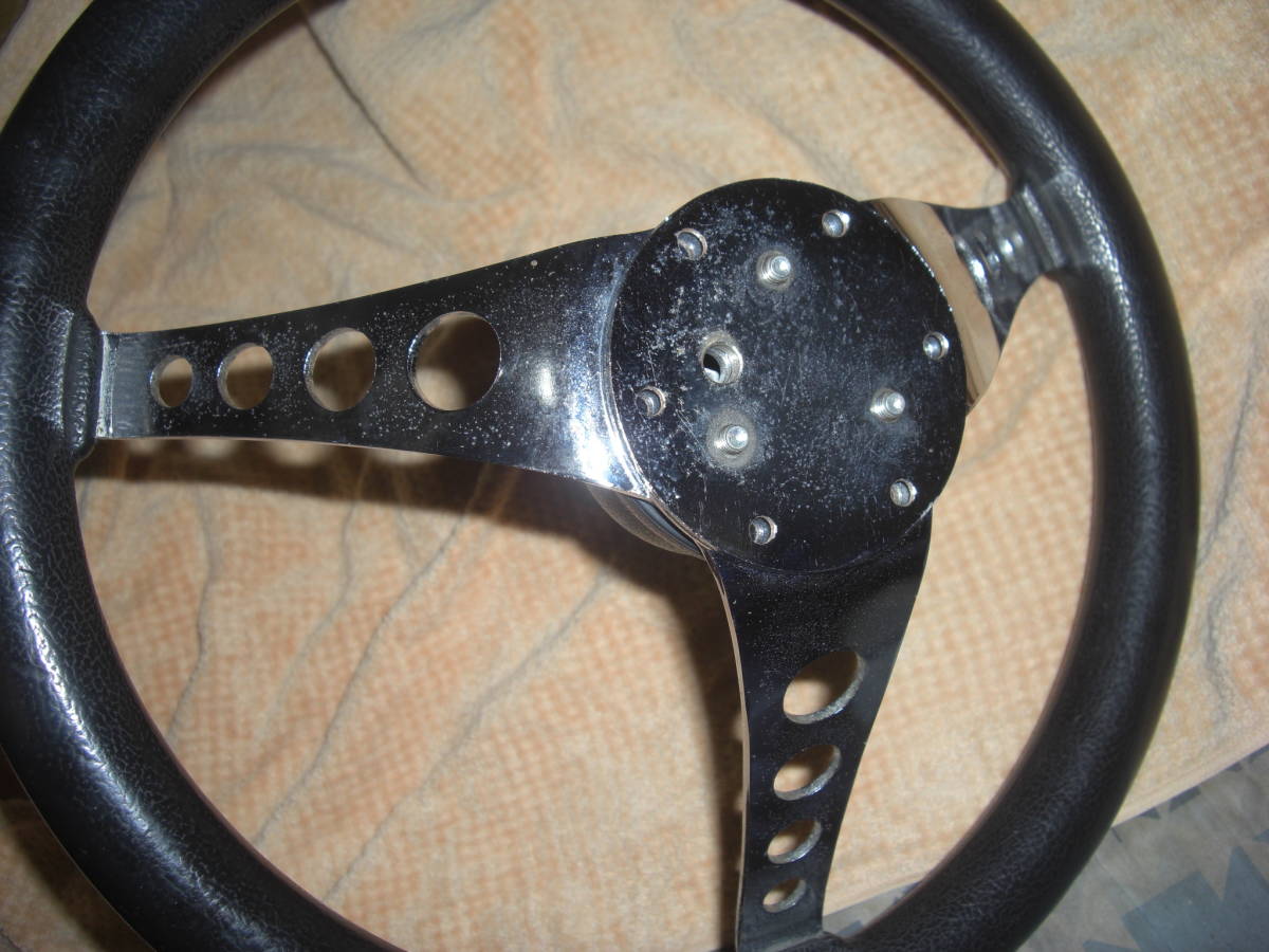 pala mount association made steering wheel rare 1960 year that time thing 380mm# racing Mate VAN check man Honda N360 Hakoska S5*S6*S8 old car 