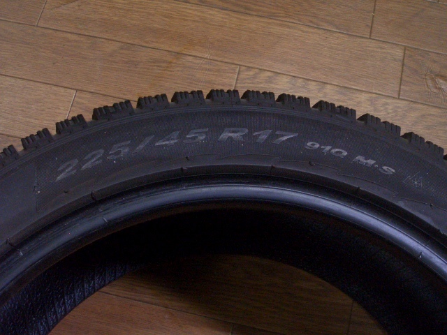 ①【バリ溝スタッドレス】 PIRELLI ピレリ Winter IceControl 225/45R17 A3 TT インプレッサ IS ゴルフ A220 B200 C300 CLA250 E320 2本_画像8