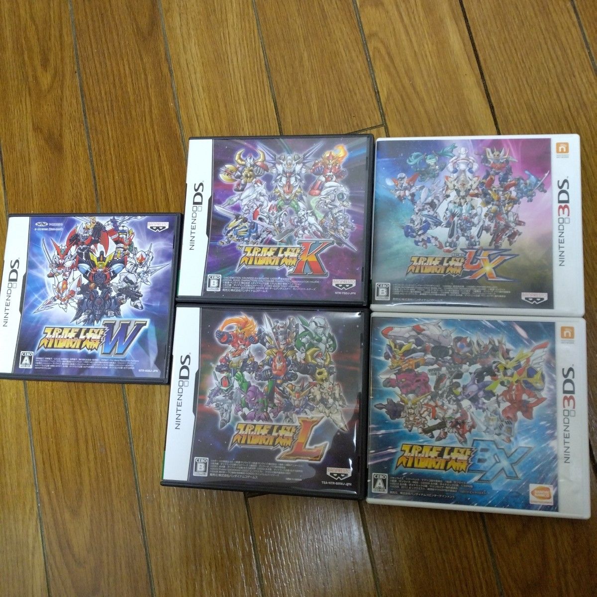DS/3DS スーパーロボット大戦シリーズ 5本セット K L W BX UX