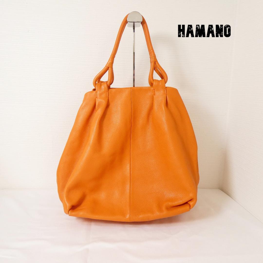 売上実績NO.1 美品 HAMANO A1653 オレンジ ハンドバッグ トートバッグ アンサンブルトート ラウンド レザー ハマノ 濱野皮革工藝 その他 売上実績NO.1 美品 HAMANO A1653 オレンジ ハンドバッグ トートバッグ アンサンブルトート ラウンド レザー ハマノ 濱野皮革工藝 その他