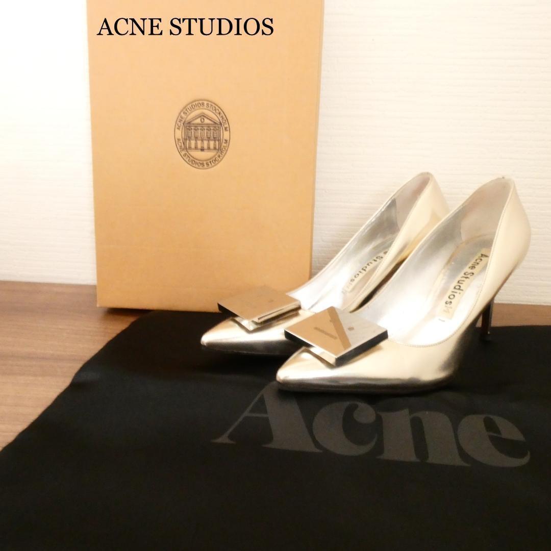 海外ブランド アクネストゥディオズ STUDIOS ACNE 良品 メタルプレート