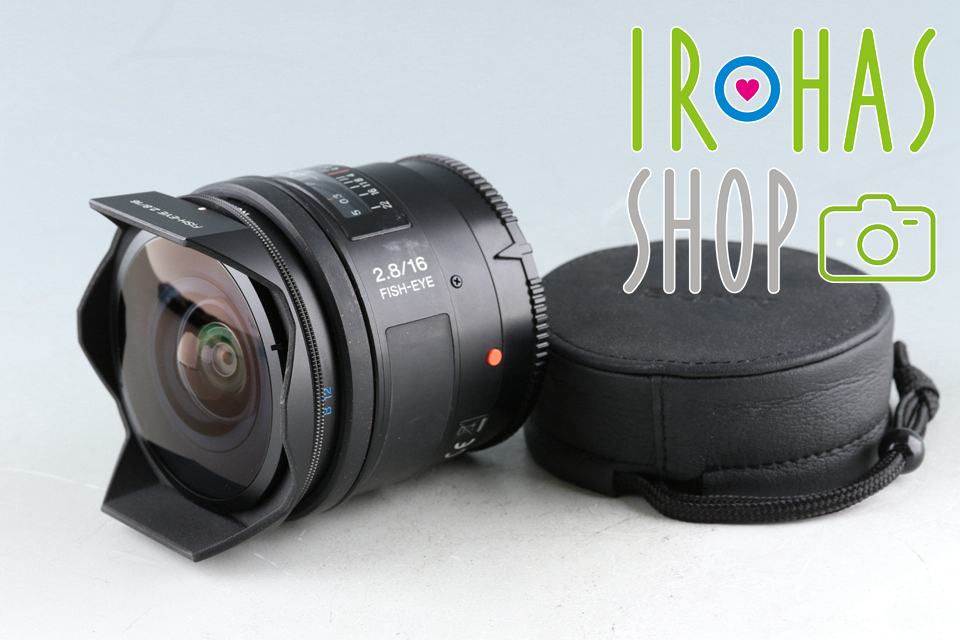 大放出セール】 Sony 16mm #44899G32 AF Sony for Lens Fish-Eye F/2.8