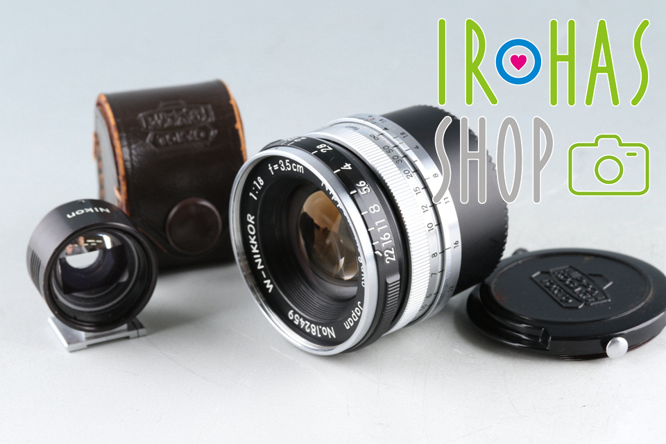 Nikon Nippon Kogaku W-Nikkor 35mm F/1.8 Lens for Leica L39 +