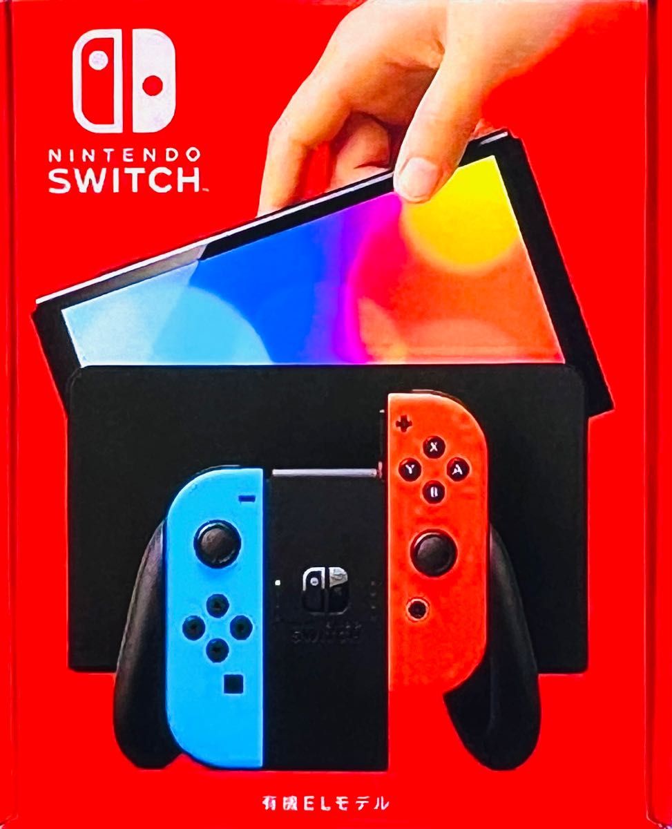新品未使用未開封 Nintendo Switch 有機ELモデル ネオンブルー ネオン