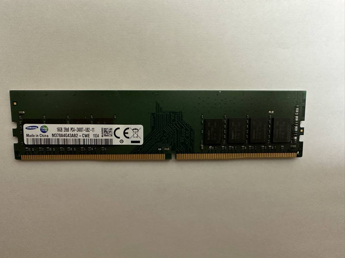 DDR4 メモリ 16GB PC4-2400 デスクトップ 中古分解品 d-6の画像1