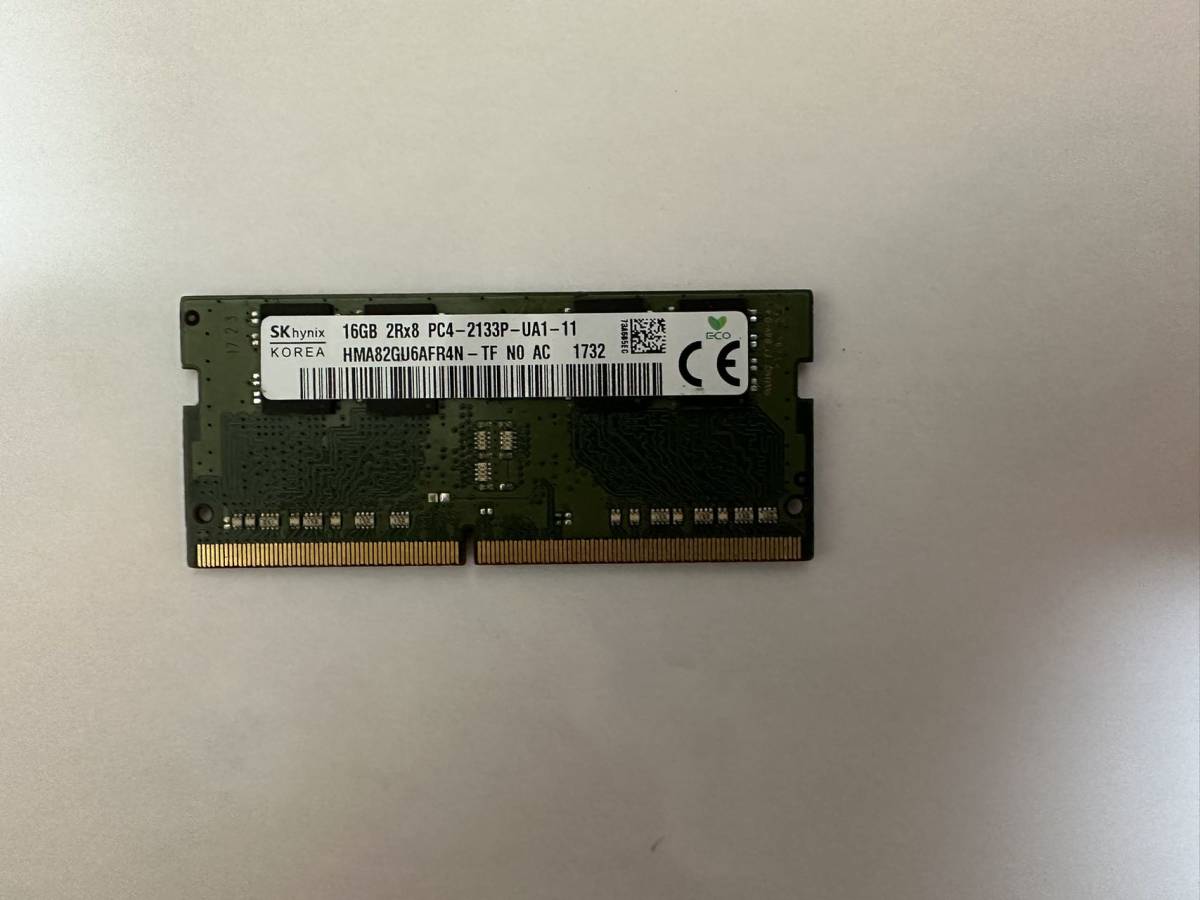 DDR4 メモリ 16GB PC4-2133 デスクトップ 中古分解品 b-6の画像1