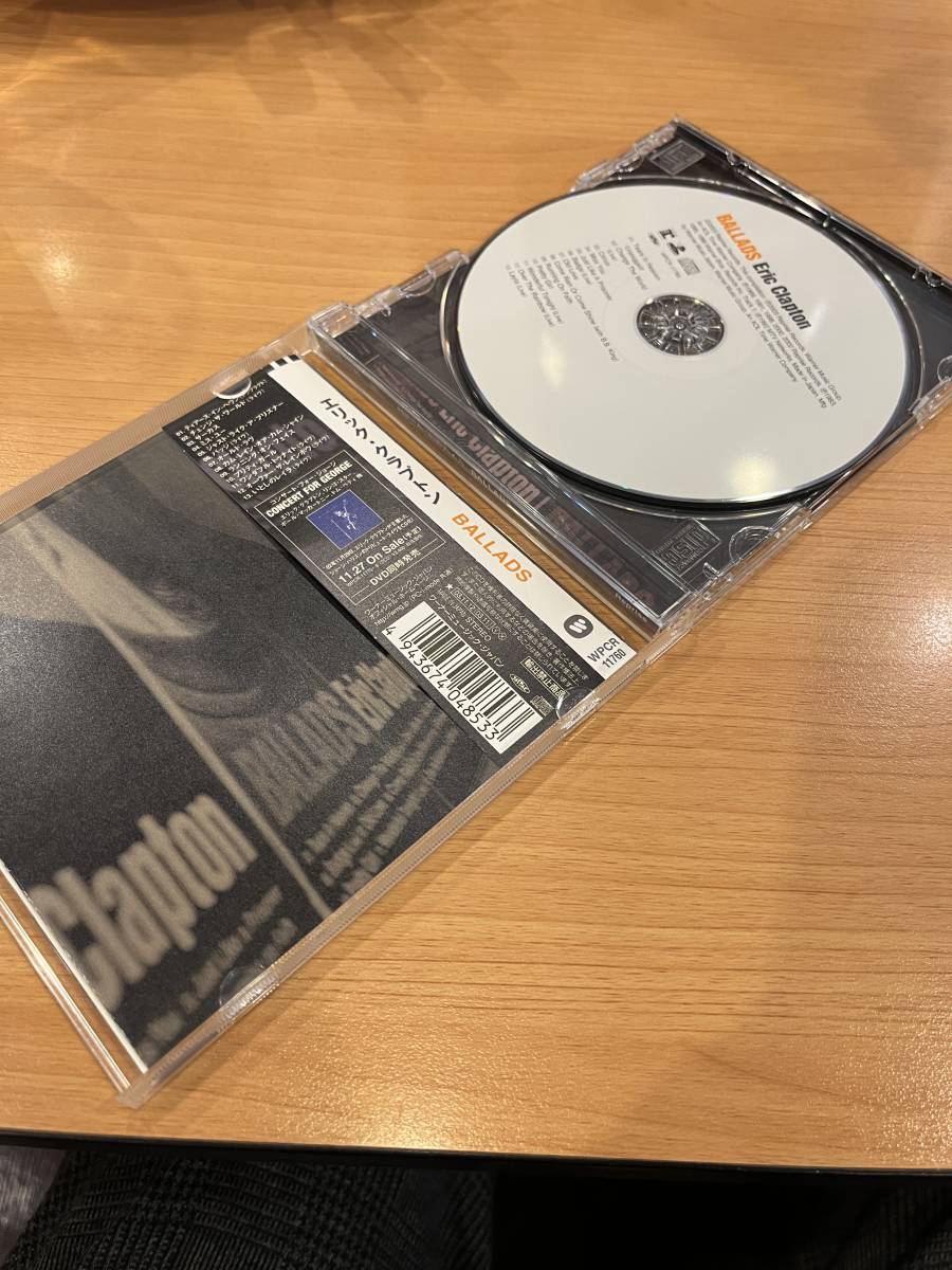 エリック・クラプトン「BALLADS(バラード)」ベスト盤「クロニクル(ベストオブクラプトン)」の第二集的選曲のCDです。_画像3