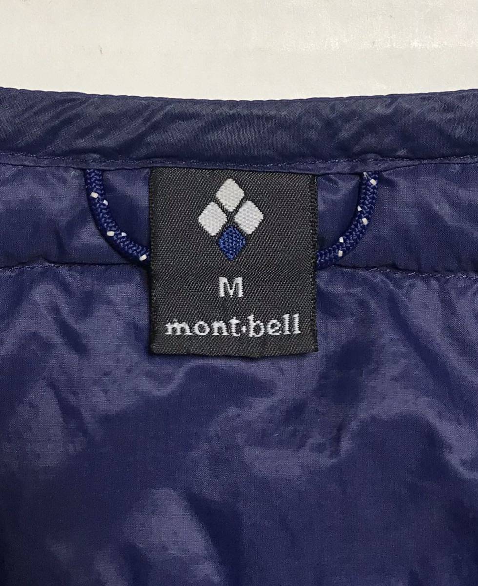 mont-bell モンベル スペリオダウン ラウンドネック ジャケット インナーダウン ミッドナイトブルー M_画像4