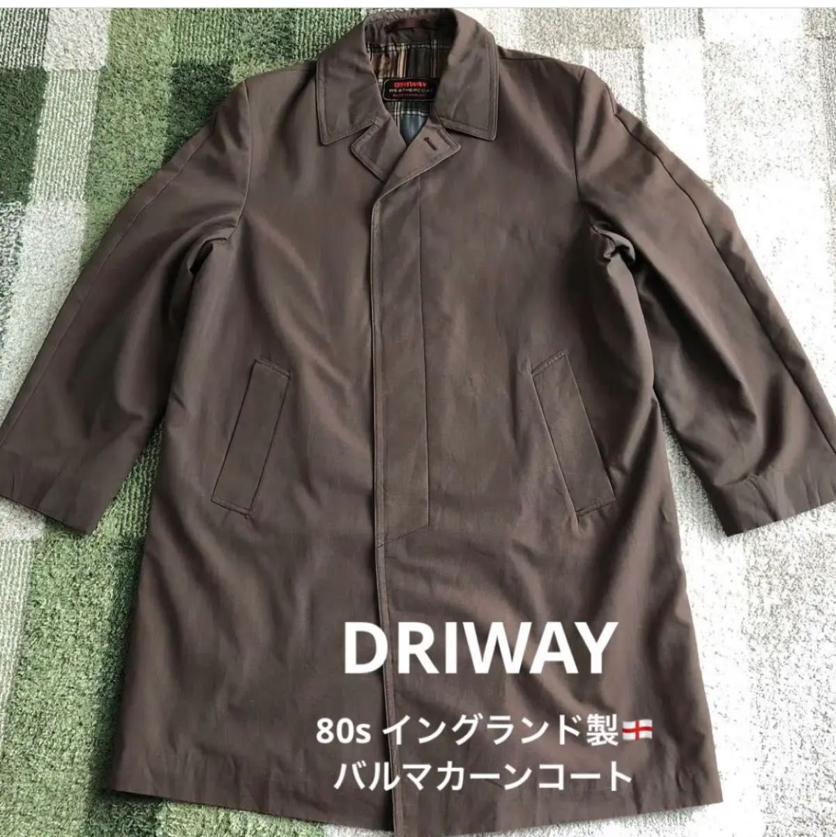 DRIWAY イングランド製 80s バルマカーンコート