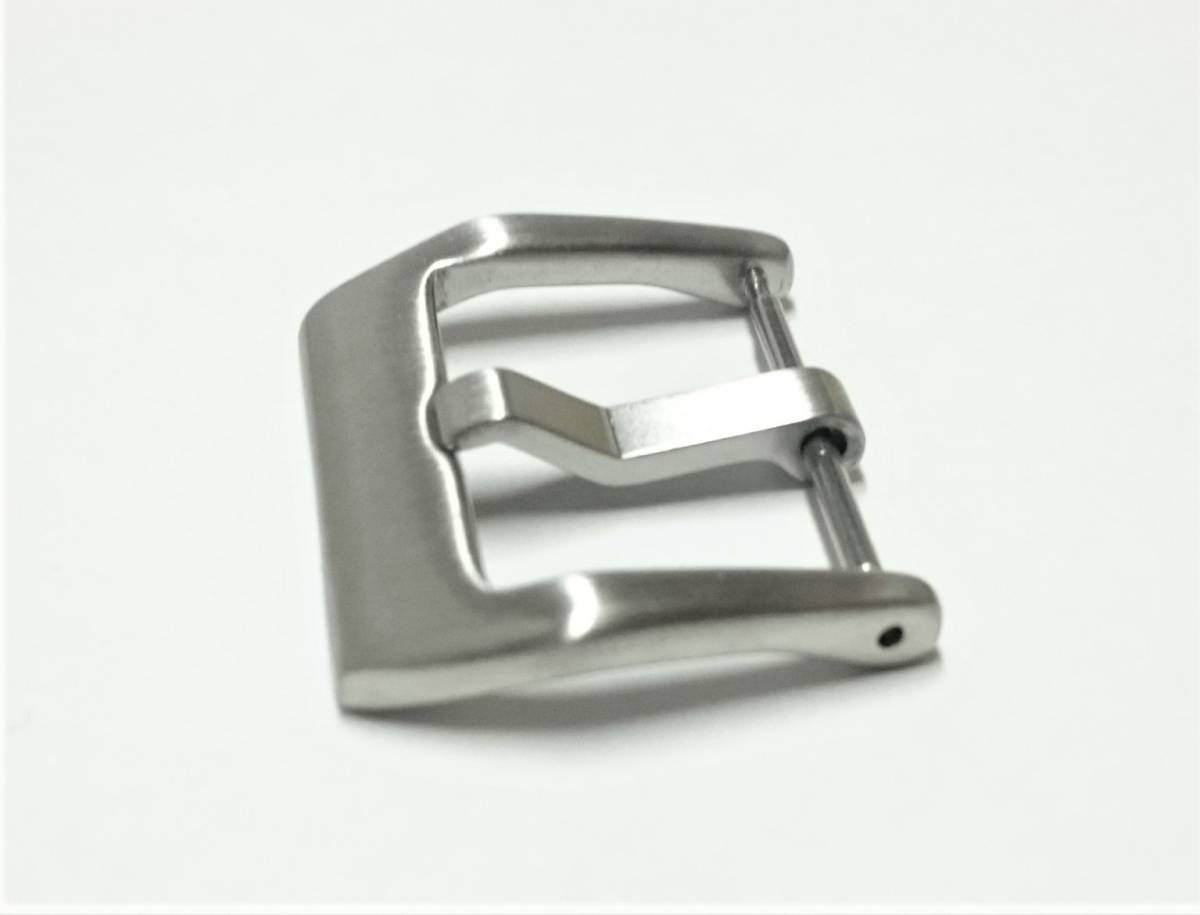 [24mm] clock belt for stainless steel buckle ⑦ hair line matted silver color tail pills SUS316L