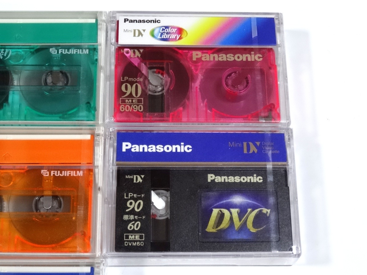 MiniDV カセット テープ SONY Panasonic FUJIFILM SP60 LP90 10個セット ミニDV テープ ソニー パナソニック フジフィルム_画像4