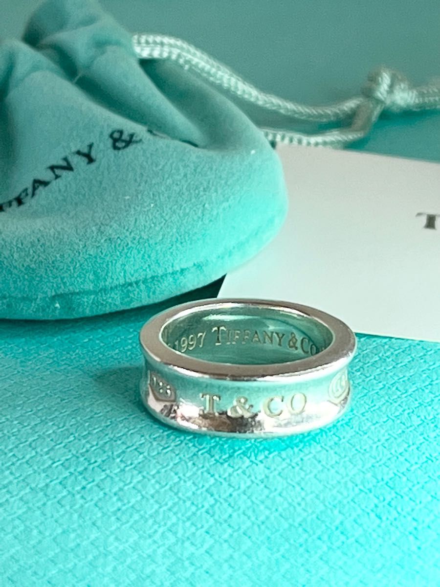 Tiffany&Co】ティファニー ナローリング 1837 シルバー925 サイズ 7 5 