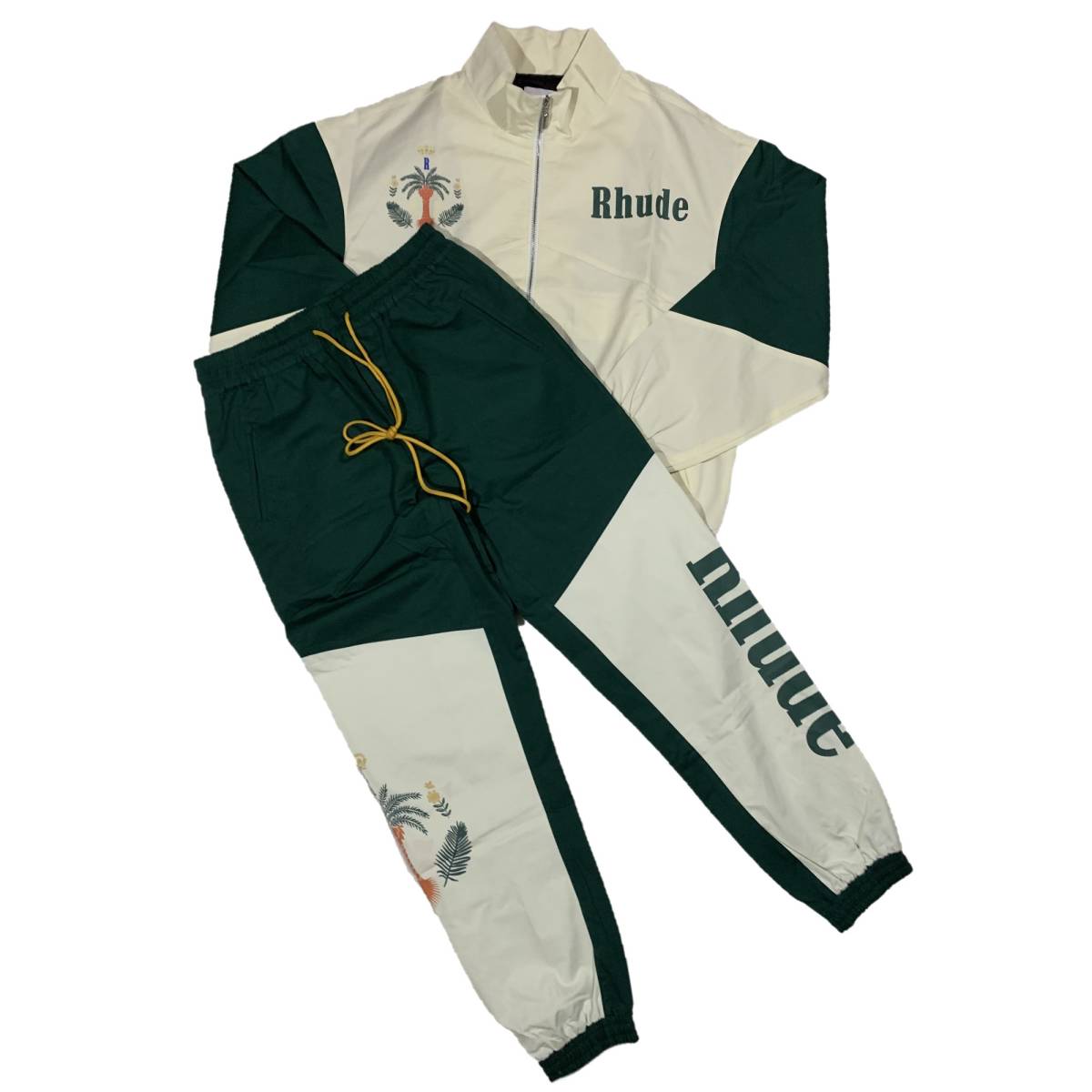 豪華 RHUDE ルード PREMIUM フライトパンツ グリーン L