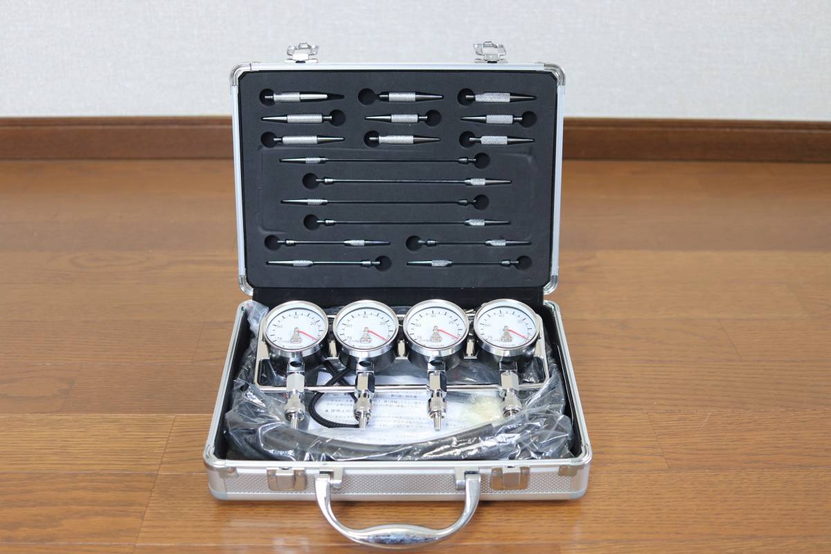 高性能・美品 STRAIGHT/ストレート 4連バキュームゲージセット