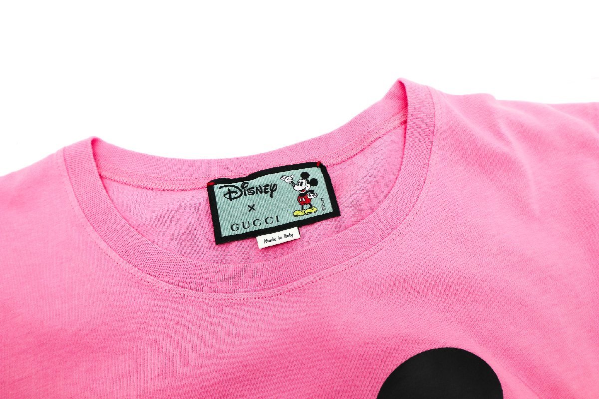 Gucci X Disney グッチ X ディズニー コラボ ミッキー ピンク Tシャツ 半袖 服 Sサイズ 165 y アパレル 中古 送料無料 のヤフオク落札情報