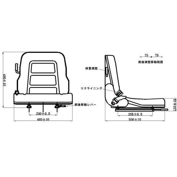 交換用シート（中）　建設機械 重機 フォーク ユンボ 農業機械 新品送料無料_画像3