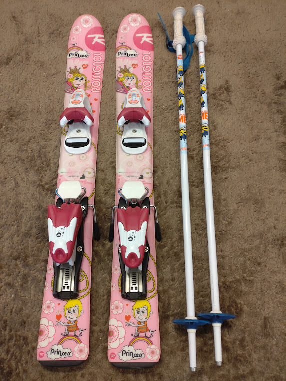 安いオーダー』 【新品未使用】80cm ロシニョール スキー板 2点セット