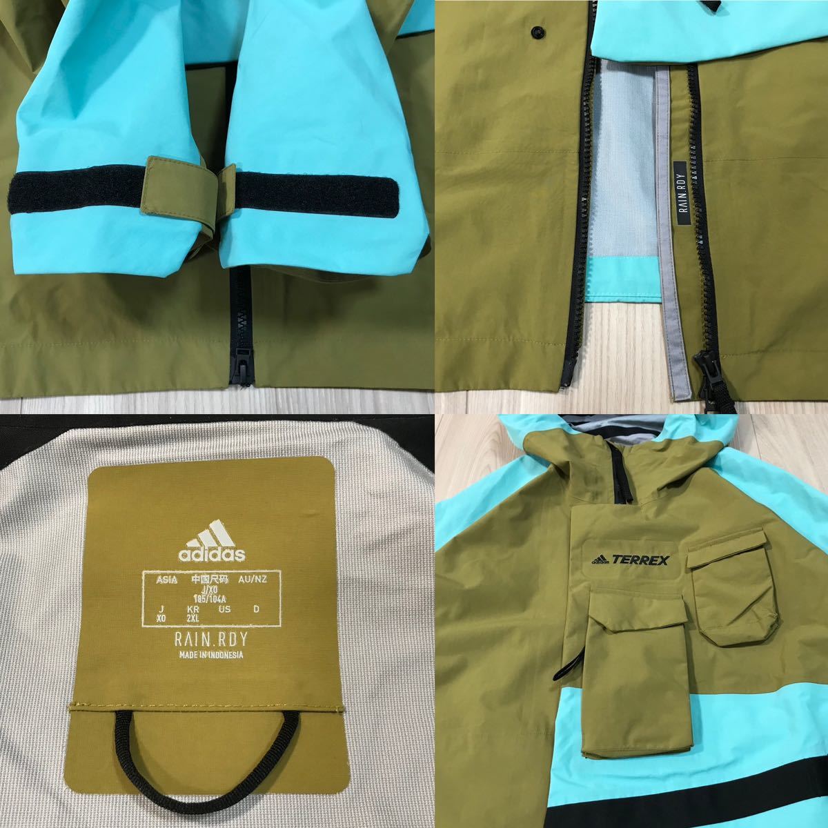 XXL大きいサイズ2XL adidas Terrex Xploric Rain Jacket XXL大きいサイズ2XL adidas Terrex Xploric Rain Jacket