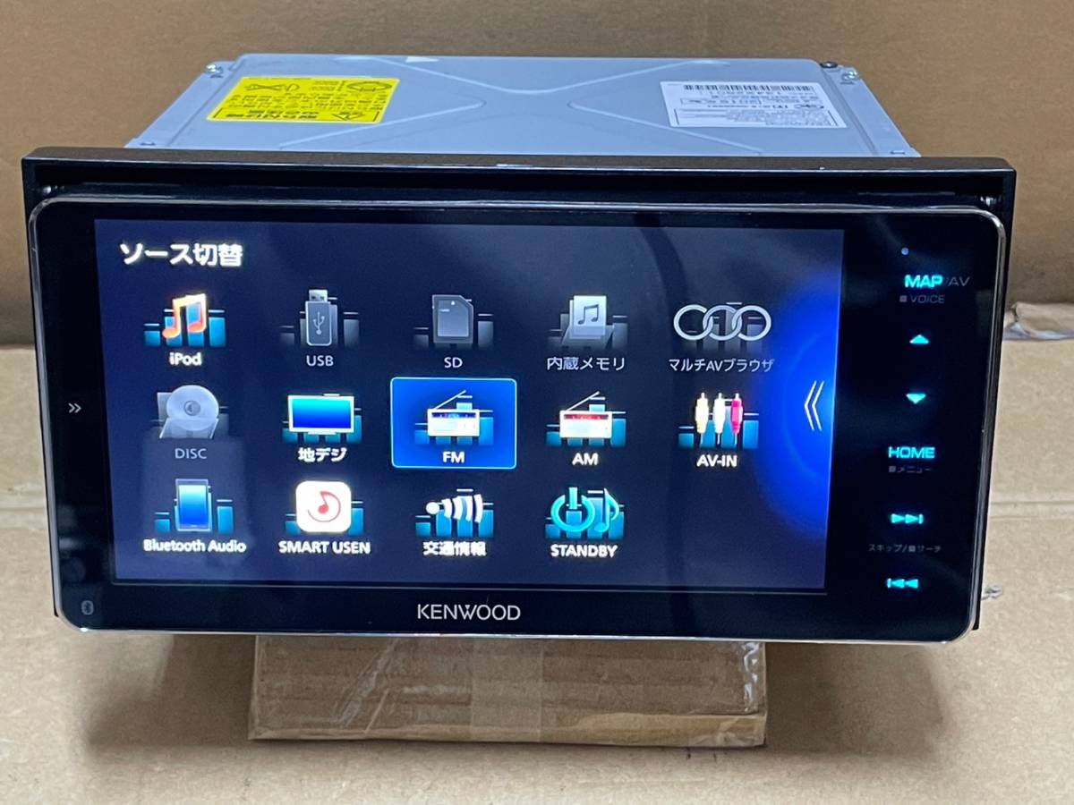 KENWOOD 彩速ナビ MDV-M906HDW 2019年製 フルセグ DVD Bluetooth USB