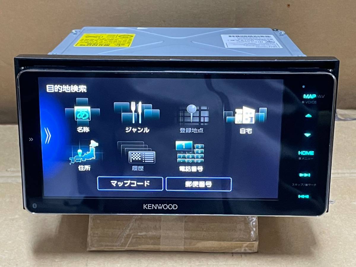 KENWOOD 彩速ナビ MDV-M906HDW 2019年製 フルセグ DVD Bluetooth USB