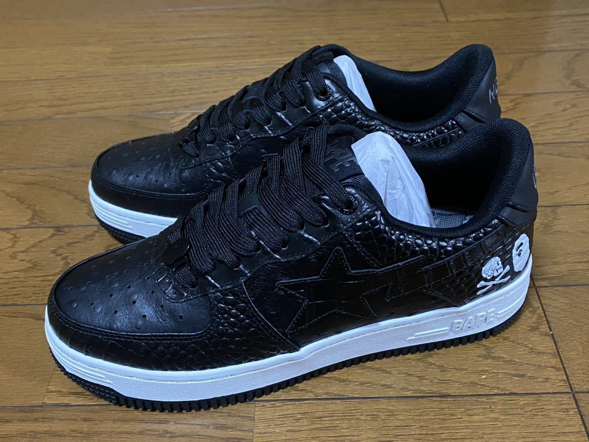 26.5㎝ NEIGHBORHOOD BAPE BAPE STA Black ネイバーフッド ベイプ