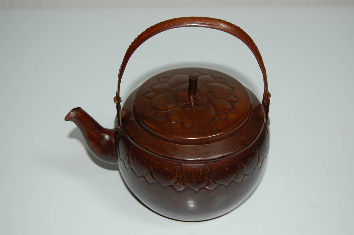 銅製 急須 水注 やかん 茶道具 中古品の画像1