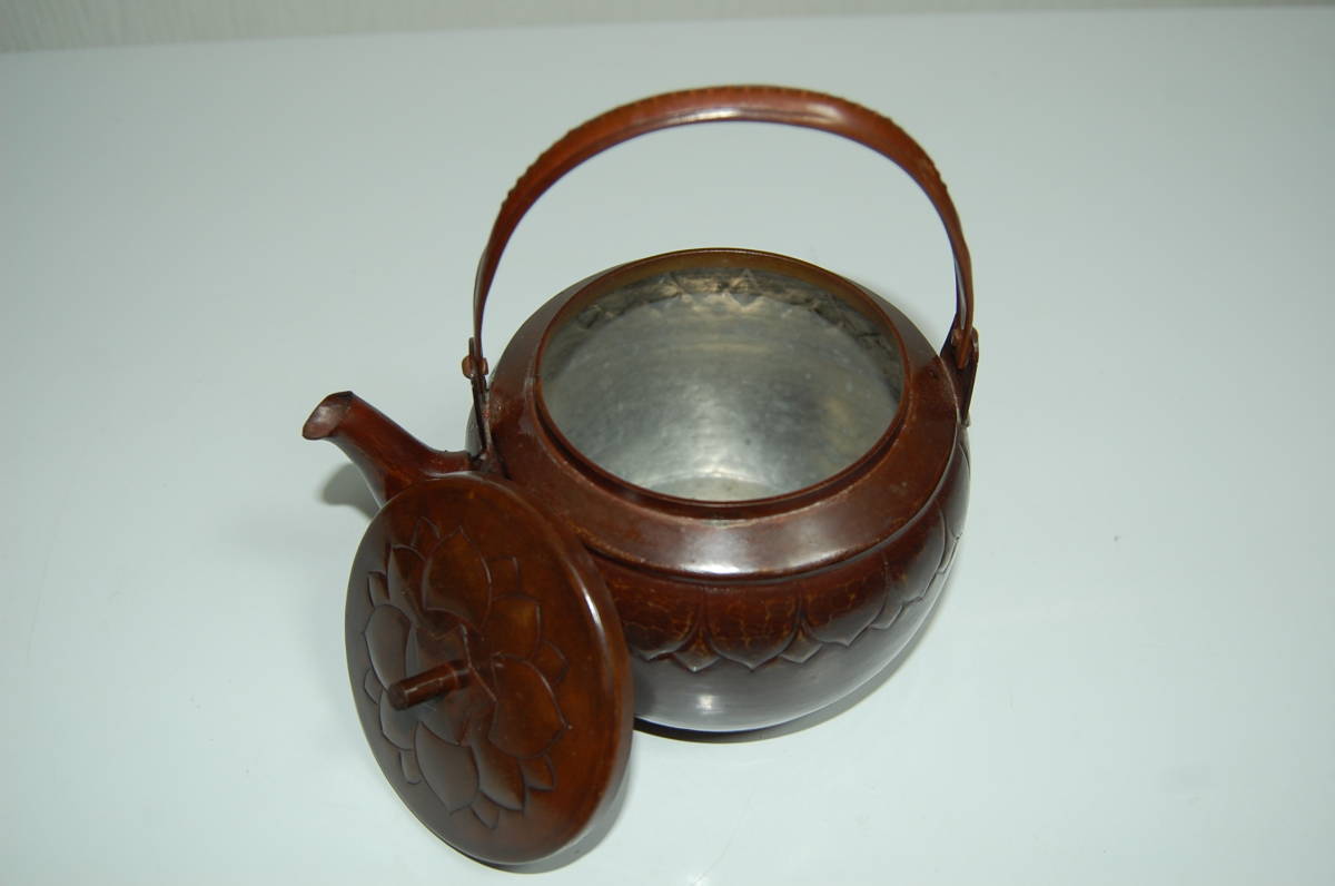 銅製 急須 水注 やかん 茶道具 中古品の画像4