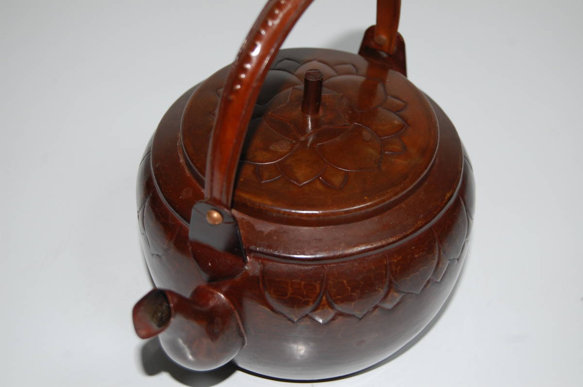 銅製 急須 水注 やかん 茶道具 中古品の画像9