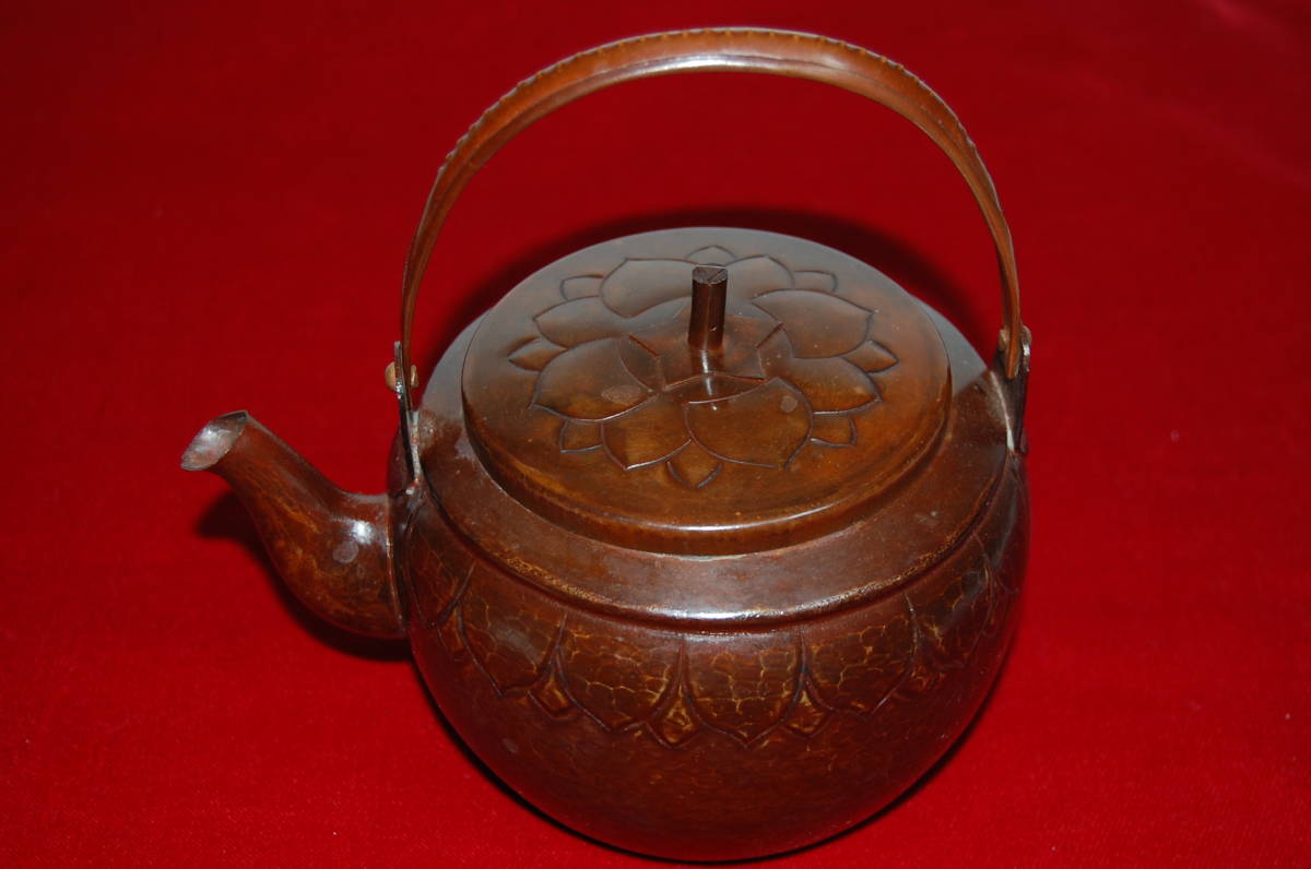 銅製 急須 水注 やかん 茶道具 中古品の画像10