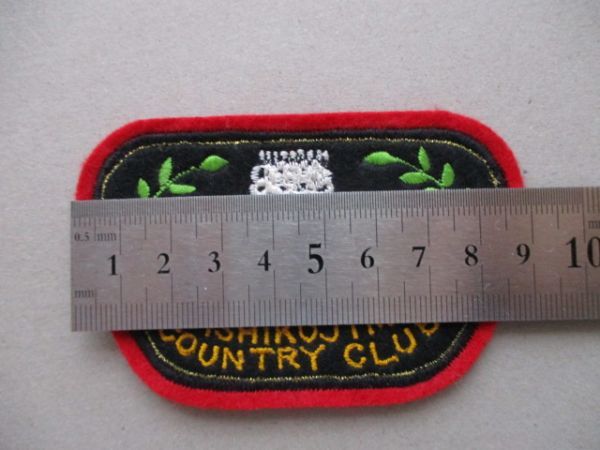 賢島カンツリークラブKASHIKOJIMA COUNTRY CLUBワッペン/KCC刺繍PATCHアップリケGOLFビンテージGCパッチ昭和VINTAGEレトロA紋章ゴルフ V115_画像8