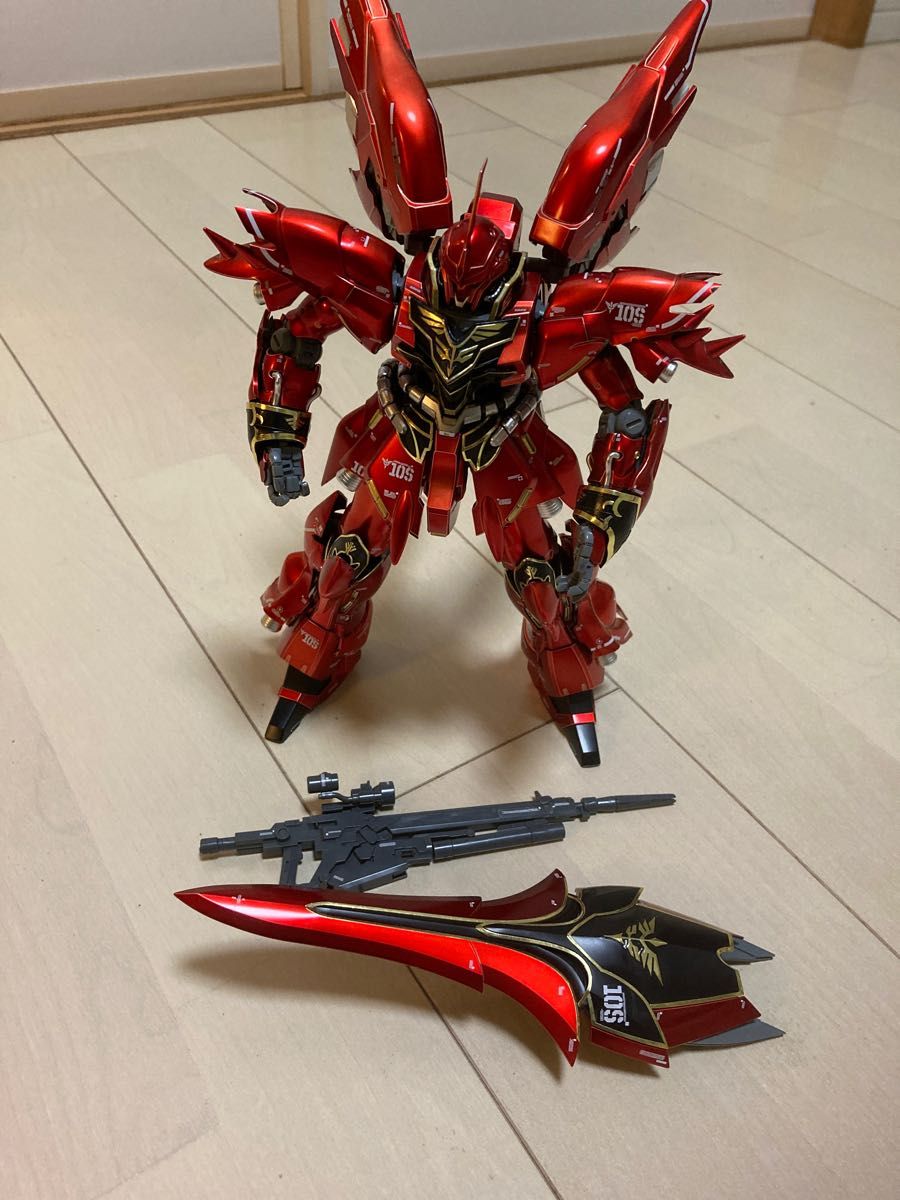 MG シナンジュver kaチタニウムフィニッシュ 部分塗装済 完成品 MG シナンジュver kaチタニウムフィニッシュ 部分塗装済 完成品