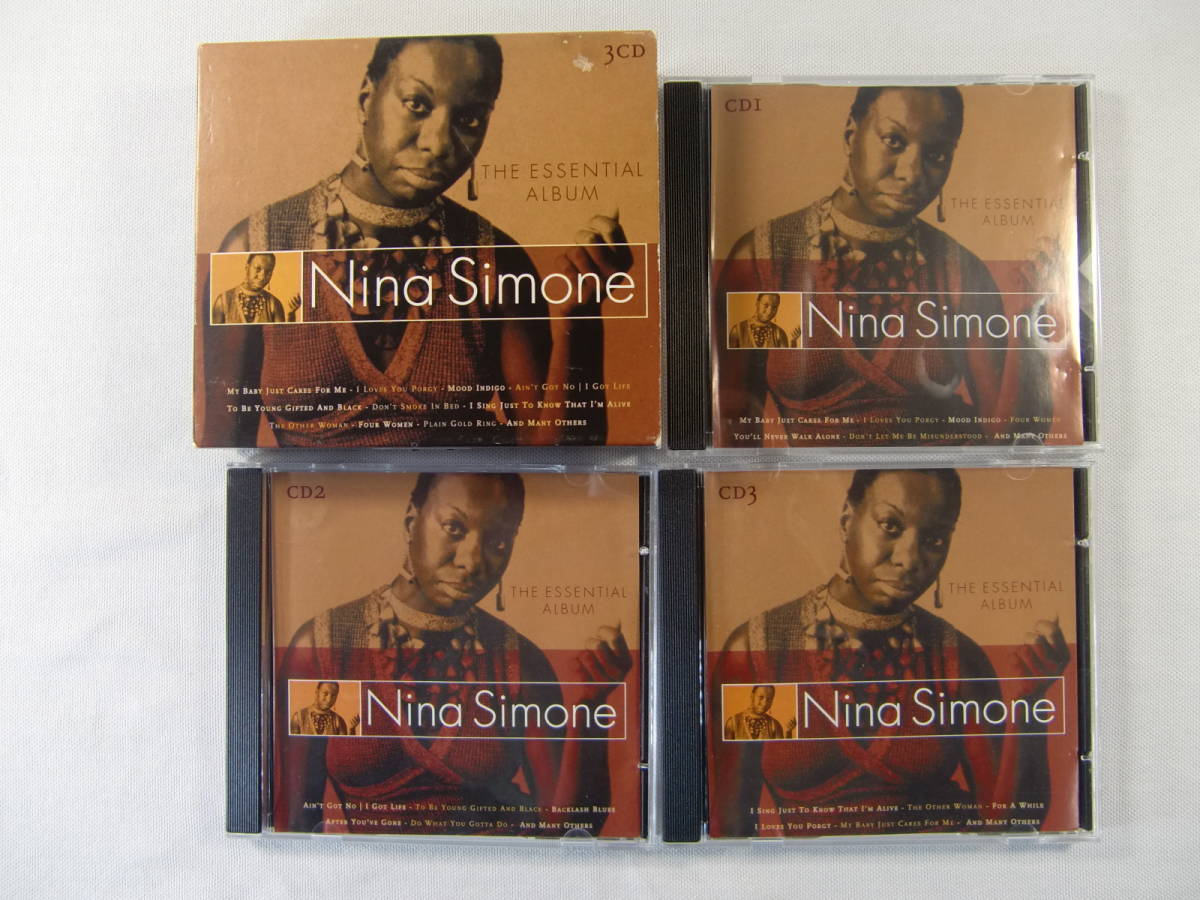 Nina Simone knee na*simon/ ESSENTIAL ALBUM 3Discs! BOX!