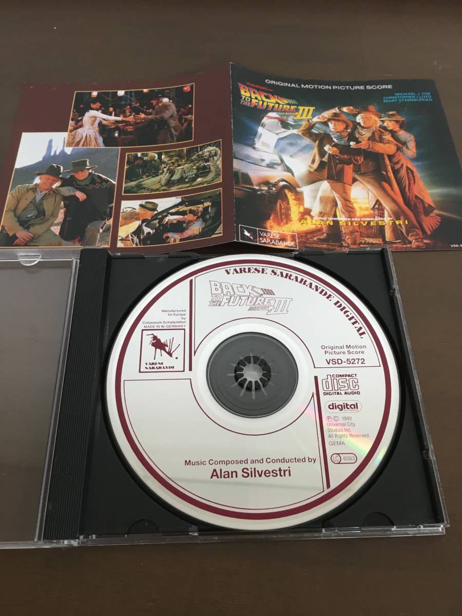 CD/BACK TO THE FUTURE Ⅲ　ALAN SILVESTRI/【J18】 /中古_画像4