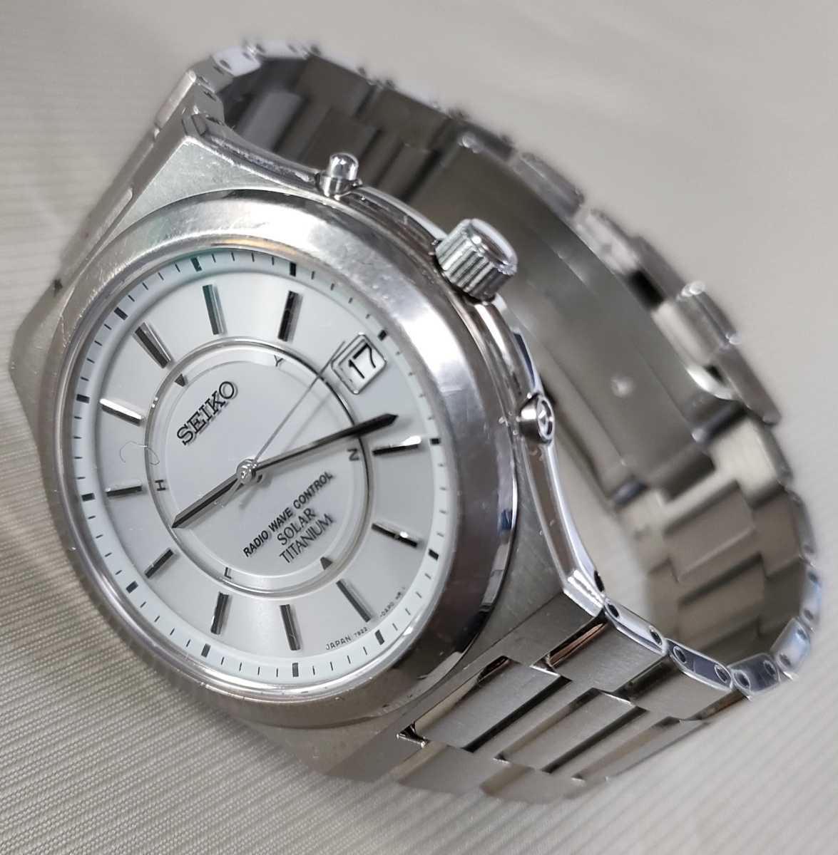 稼働品 SEIKO スピリット 電波ソーラー腕時計 定価57 750円 7B22 稼働品 SEIKO スピリット 電波ソーラー腕時計 定価57 750円 7B22