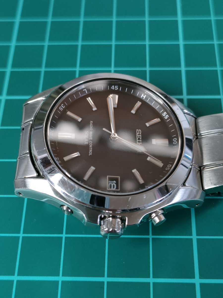 稼働品 SEIKO スピリット 定価41 800円 電波ソーラー腕時計 7B22 稼働品 SEIKO スピリット 定価41 800円 電波ソーラー腕時計 7B22