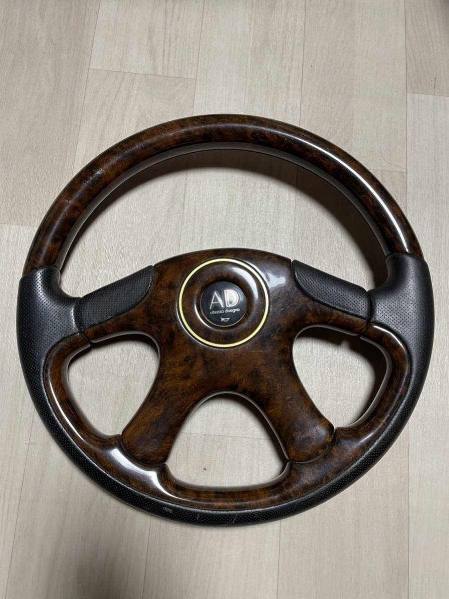 AD/altezza disegno wood combination steering wheel 