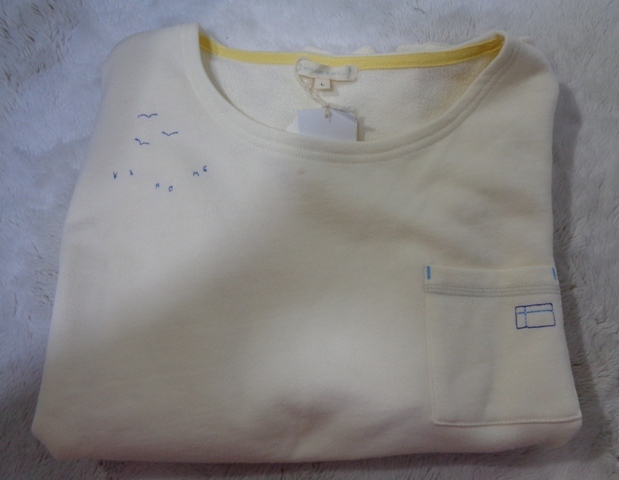  North произведение искусства kto "теплый" белый футболка L размер не использовался товар N613