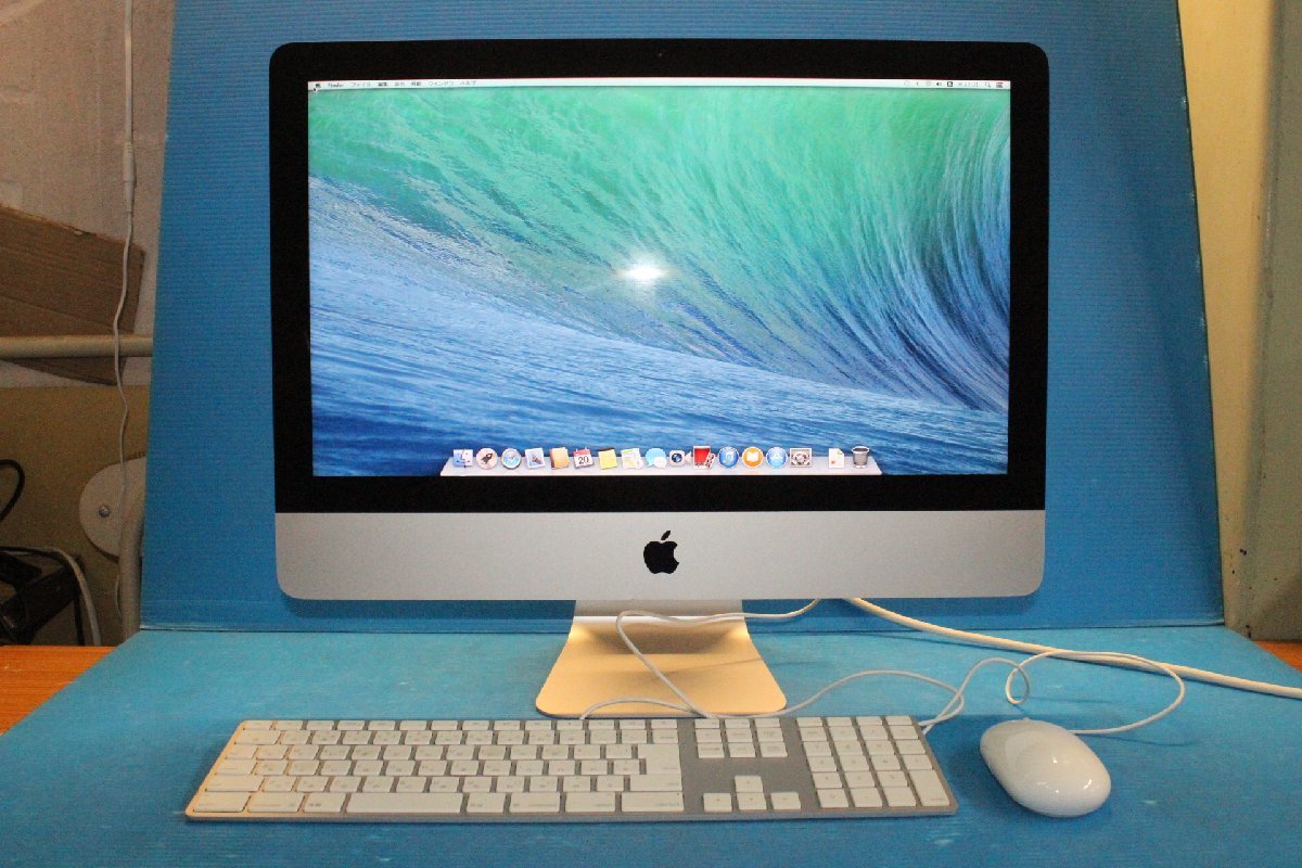 ■Apple■ iMac (21.5-inch, Late 2013) / Core i5-4570R 2.7GHz / メモリ 8GB / HDD 1TB / OS X 10.9.5 / キーボード、マウス付属_画像1